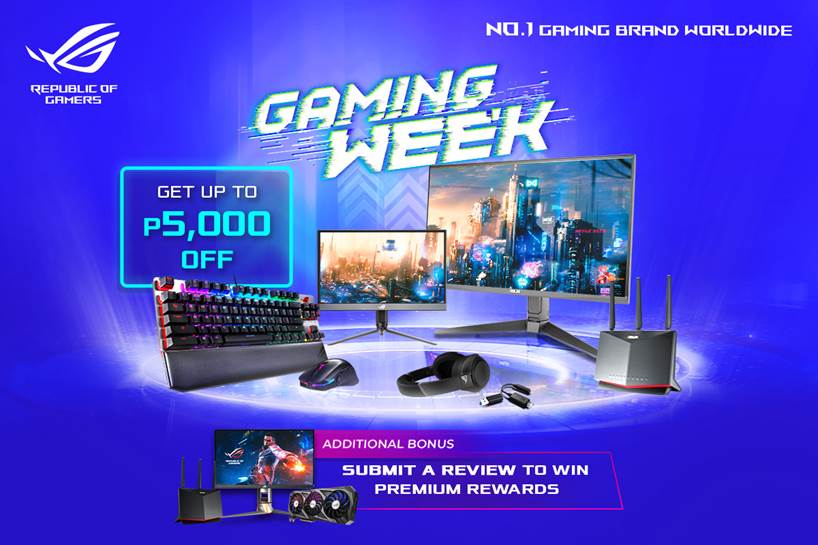 ASUS Republic Of Gamers Announces Its Gaming Week Promo